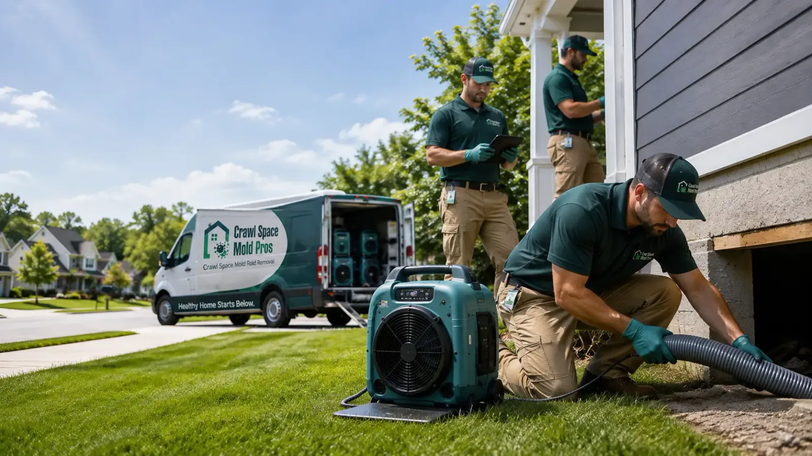 Crawl Space Mold Removal in Clifton, OH
